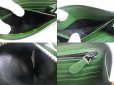 Photo9: BOTTEGA VENETA Intrecciato Green Tricolor Leather Round Zip Wallet Purse #a777