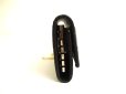 Photo4: GUCCI Interlocking G Black Leather 6 Pics Key Chain #a778