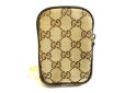 Photo2: GUCCI Beige GG Canvas Cigarette Case Pouch #a779 (2)