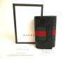 Photo1: GUCCI Guccissima Black Leather 6 Pics Key Cases #a781 (1)