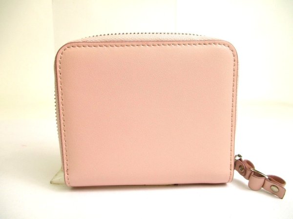 Photo2: Salvatore Ferragamo Vala Light Pink Leather Bifold Wallet #a783