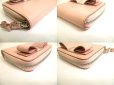 Photo7: Salvatore Ferragamo Vala Light Pink Leather Bifold Wallet #a783