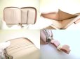 Photo8: Salvatore Ferragamo Vala Light Pink Leather Bifold Wallet #a783