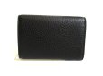 Photo2: GUCCI Logo Black Leather Business Card Credit Card Holder #a784 (2)