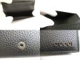 Photo9: GUCCI Logo Black Leather Business Card Credit Card Holder #a784
