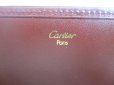 Photo10: Cartier Must de Cartier Bordeaux Leather Flap Long Wallet #a786