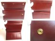 Photo8: Cartier Must de Cartier Bordeaux Leather Flap Long Wallet #a786