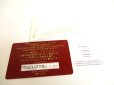 Photo11: Cartier Happy Birthday Bordeaux Calf Leather Bifold Wallet Purse #a787