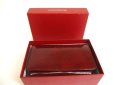 Photo12: Cartier Happy Birthday Bordeaux Calf Leather Bifold Wallet Purse #a787