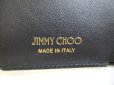 Photo10: Jimmy Choo Metal Logo Black Leather Trifold Wallet Compact Wallet NAIMA #a789