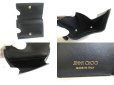 Photo9: Jimmy Choo Metal Logo Black Leather Trifold Wallet Compact Wallet NAIMA #a789