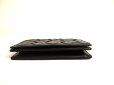 Photo5: BOTTEGA VENETA Intrecciato Black Calf Leather Business Card Holder #a792