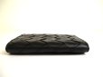 Photo6: BOTTEGA VENETA Intrecciato Black Calf Leather Business Card Holder #a792
