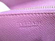 Photo10: BVLGARI Purple Leather Logo Clip Silver H/W Flap Long Wallet #a794