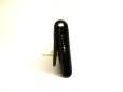 Photo3: PRADA Black Saffiano Leather 6 Pics Key Chain #a796