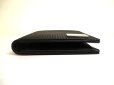 Photo5: BVLGARI Black Leather Coationg Canvas Mirerige Bifold Wallet #a797