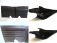 Photo8: BVLGARI Black Leather Coationg Canvas Mirerige Bifold Wallet #a797