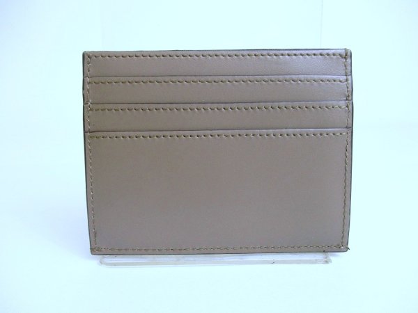 Photo2: FENDI POMA Grege Leather Gold H/W Coin Purse Credit Card Holder #a798
