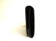 Photo3: BVLGARI Black Leather Logo Clip Flap Long Wallet #a800