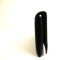 Photo4: BVLGARI Black Leather Logo Clip Flap Long Wallet #a800
