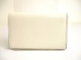 Photo3: PRADA White Soft Leather Card Case Card Holder #a801
