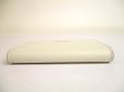 Photo7: PRADA White Soft Leather Card Case Card Holder #a801
