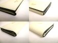 Photo8: PRADA White Soft Leather Card Case Card Holder #a801