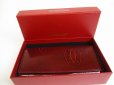 Photo12: Cartier Happy Birthday Bordeaux Calf Leather Bifold Long Wallet #a802