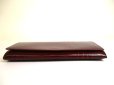 Photo5: Cartier Happy Birthday Bordeaux Calf Leather Bifold Long Wallet #a802