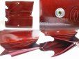 Photo8: Cartier Happy Birthday Bordeaux Calf Leather Bifold Long Wallet #a802