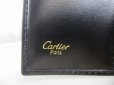 Photo10: Cartier Panthere de Cartier Black Leather 6 Pics Key Chain #a803