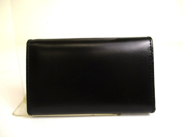 Photo2: Cartier Panthere de Cartier Black Leather 6 Pics Key Chain #a803