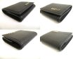 Photo7: GUCCI Metal Logo Black Leather Coin Purse #a806