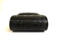 Photo6: GUCCI Imprimee Black Coating Canvas and Leather Cigarette Case #a807