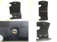 Photo10: LOUIS VUITTON Silver Metal Black Enamel LV Award Cufflinks #a809