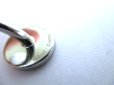Photo11: LOUIS VUITTON Silver Metal Black Enamel LV Award Cufflinks #a809
