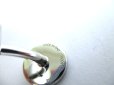 Photo8: LOUIS VUITTON Silver Metal Black Enamel LV Award Cufflinks #a809