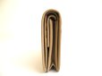 Photo3: BALENCIAGA Beige Leather Bifold Wallet Compact Wallet #a812