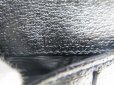 Photo11: GUCCI GG Black Canvas Black Leather Bifold Wallet Compact Wallet #a813