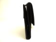 Photo4: GUCCI GG Black Canvas Black Leather Bifold Wallet Compact Wallet #a813