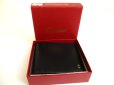 Photo12: Cartier Pasha de Cartier Black Leather Silver H/W Bifold Bill Wallet #a814