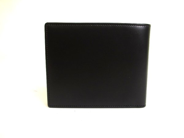 Photo2: Cartier Pasha de Cartier Black Leather Silver H/W Bifold Bill Wallet #a814