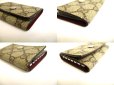 Photo7: GUCCI GG Coating Canvas Wine Red Leather 6 Pics Key Chain #a815