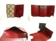 Photo8: GUCCI GG Coating Canvas Wine Red Leather 6 Pics Key Chain #a815