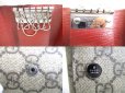 Photo9: GUCCI GG Coating Canvas Wine Red Leather 6 Pics Key Chain #a815
