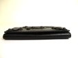Photo5: BALENCIAGA Black Leather Flap Wallet The Classic Money #a816