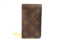 Photo2: LOUIS VUITTON Monogram Leather Brown Cigarette Cases #a819 (2)