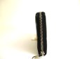 Photo4: GUCCI JUmbo GG Black Leather Round Zip Wallet #a821