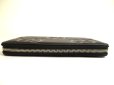 Photo6: GUCCI JUmbo GG Black Leather Round Zip Wallet #a821