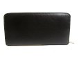 Photo2: Cartier Must Collection Black Leather Round Zip Wallet Purse #a822 (2)